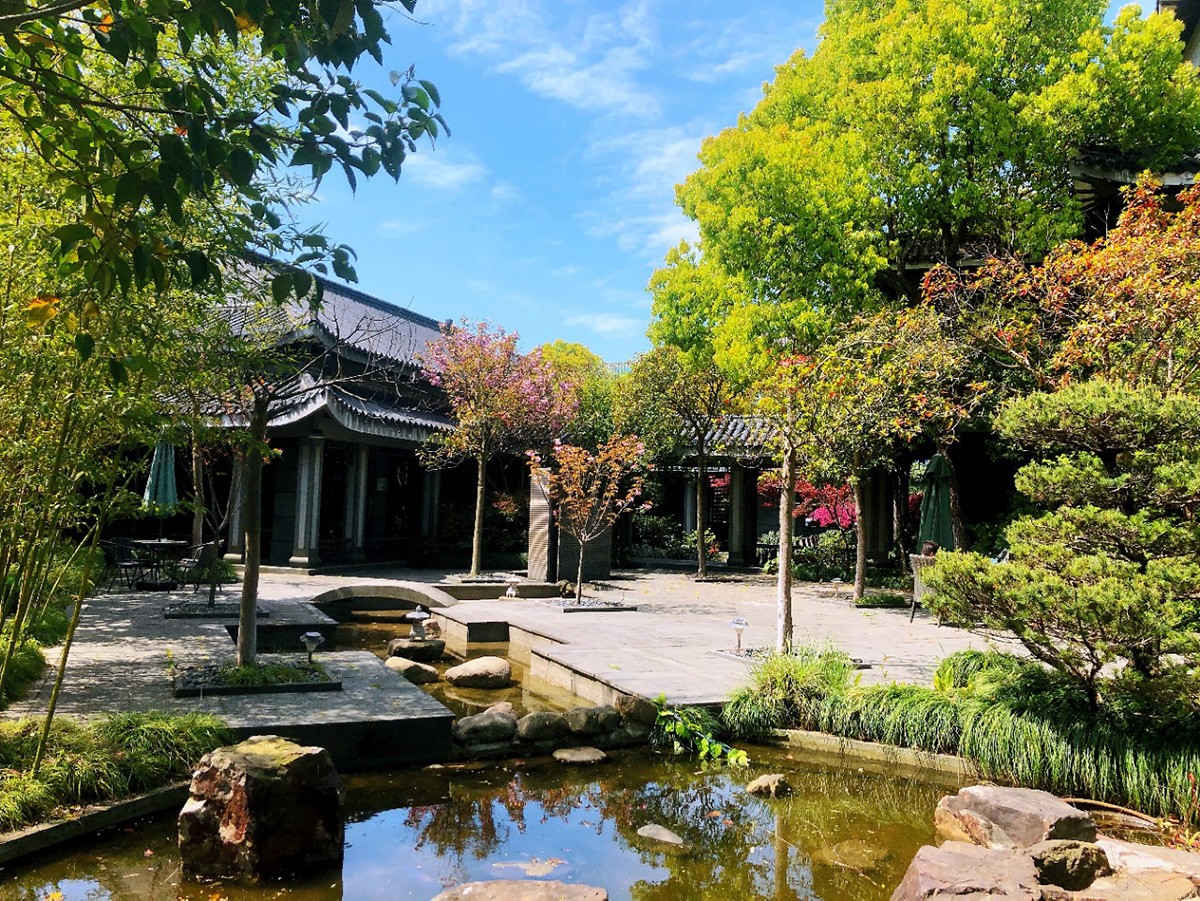 浦东花园式的办公园区